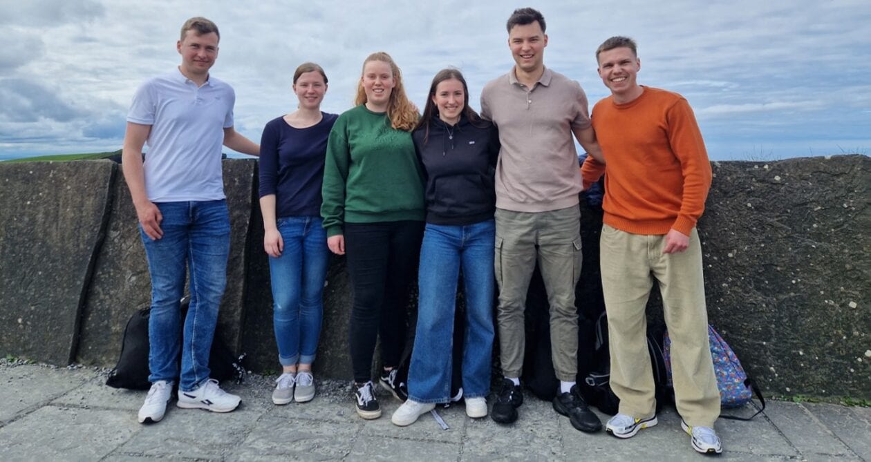 Sport-Thieme trainee group photo during the internship abroad.