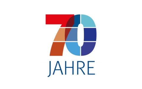 Logo of 70 years Sport-Thieme.