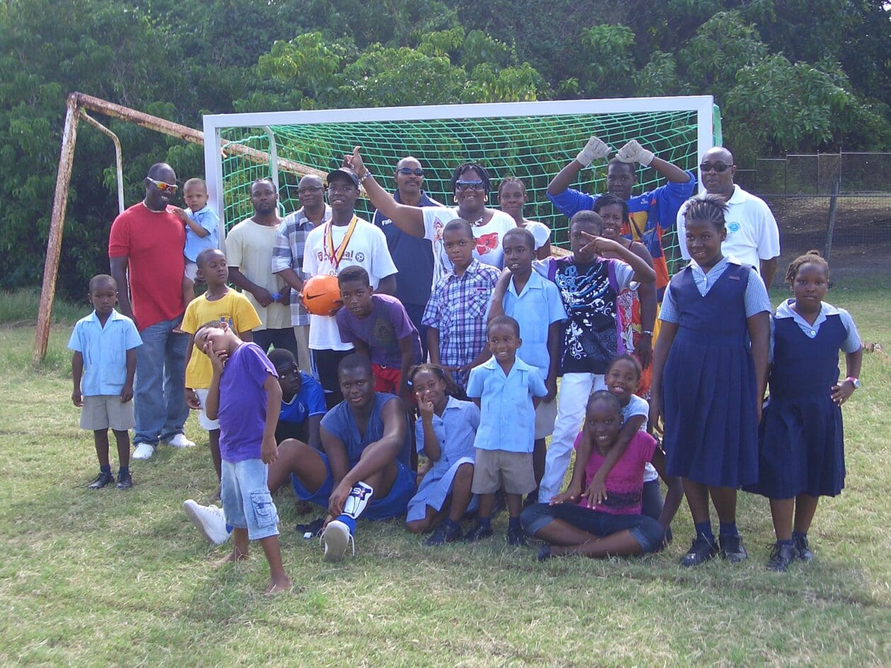 Gruppenfoto von Teilnehmern aus Barbados