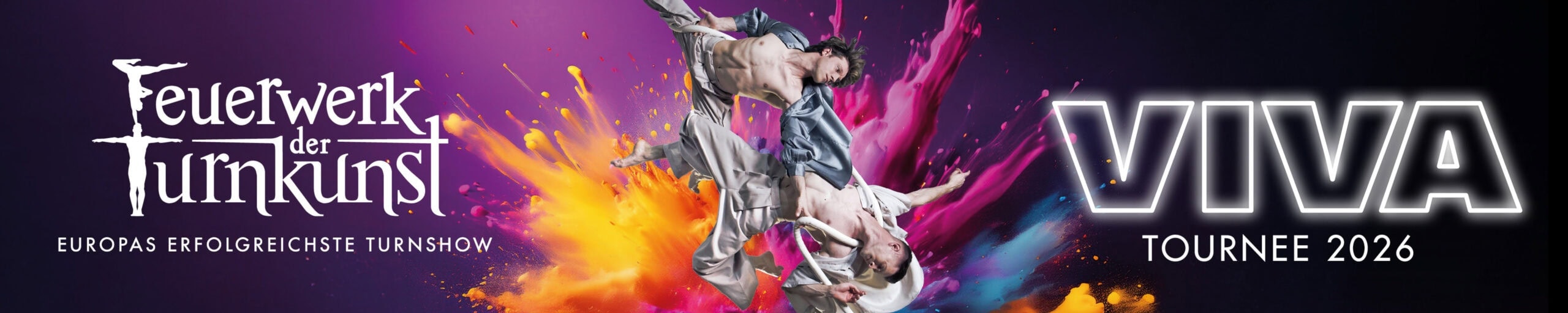 Banner of the Feuerwerk der Turnkunst VIVA tour 2026