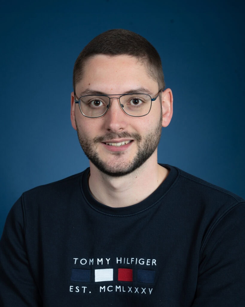 Employee Maximilian Helbig product development at Sport-Thieme.